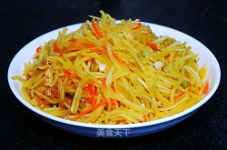 炒土豆丝的做法视频,轻松掌握的快手美味，视频教学让你一学就会